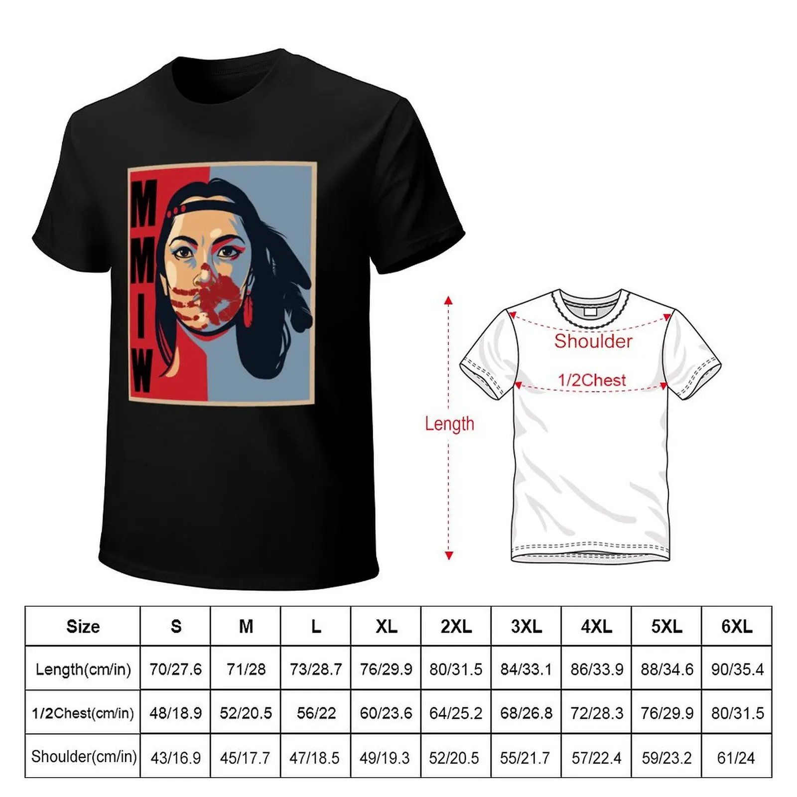 MMIW Awareness Native American Woman Artwork For The Missing and Murdered Женская футболка мужская