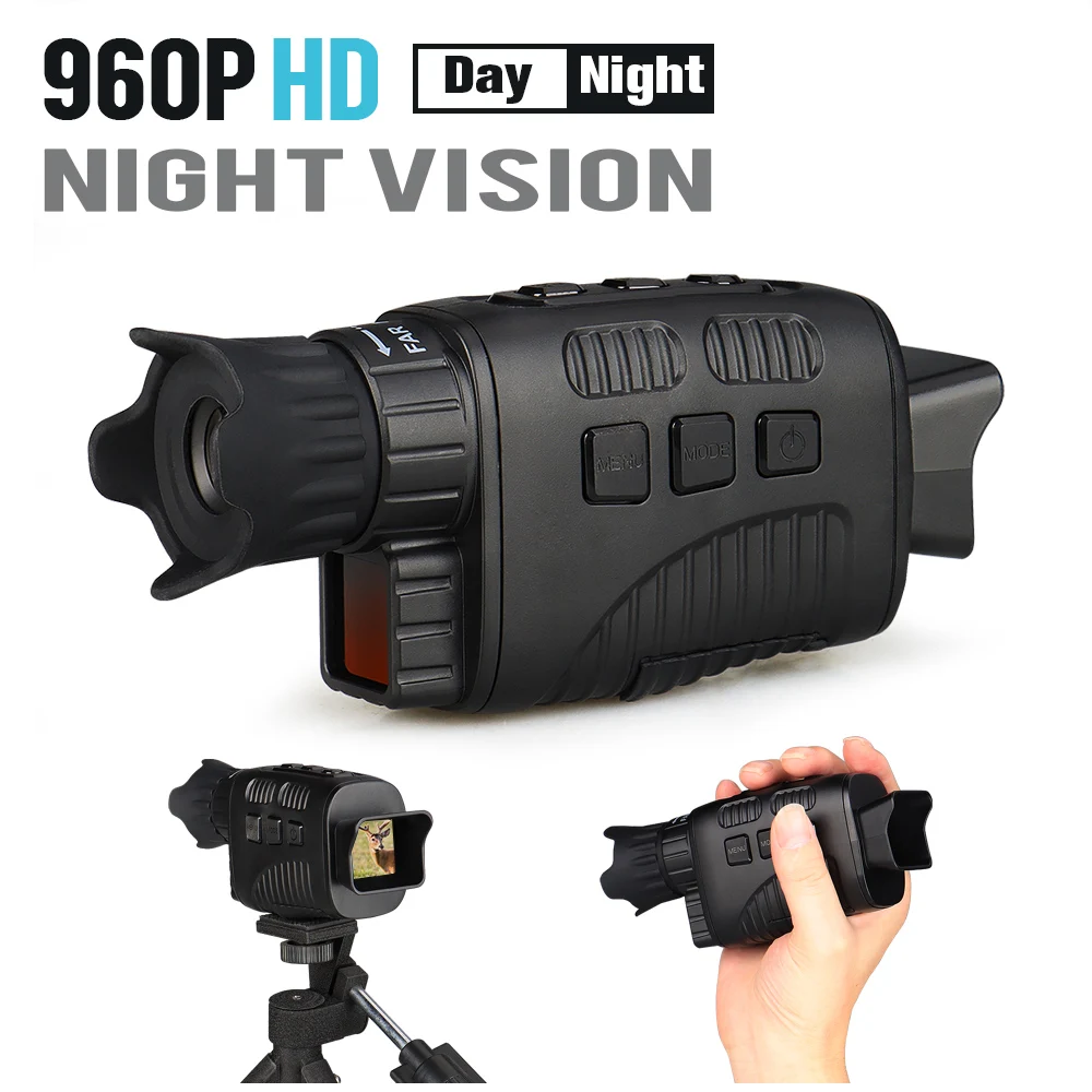 

NV3185 4X Monocular Night Vision 960P HD Photo & Video Infrared Digital Telescope Hunting Night Device HS27-0029