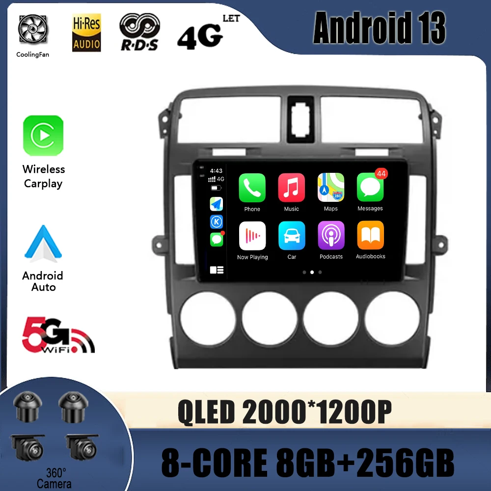 

Android 13 For Kia Carnival UP GQ 2002 - 2006 Car Radio Multimedia Video Player Navigation 4G GPS No 2din 2 din dvd