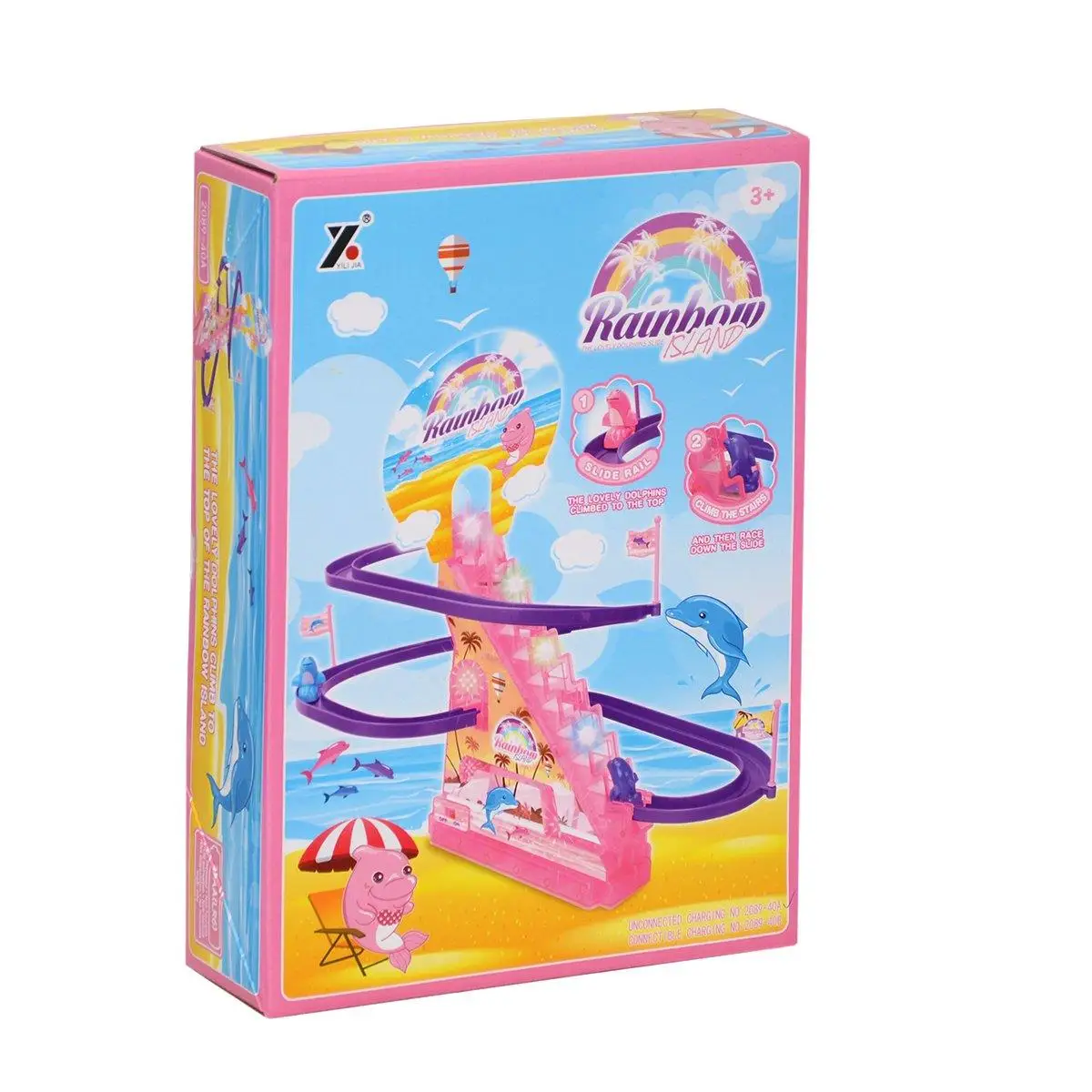 Бренд: мега-игрушка 8940A Mega радужная цветная музыкальная горка Категория: