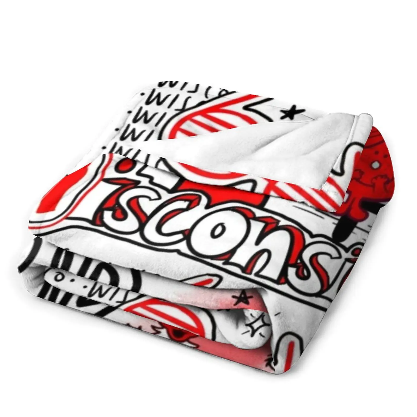 Одеяло из Университета Wisco Рождественское украшение аниме роскошные брендовые