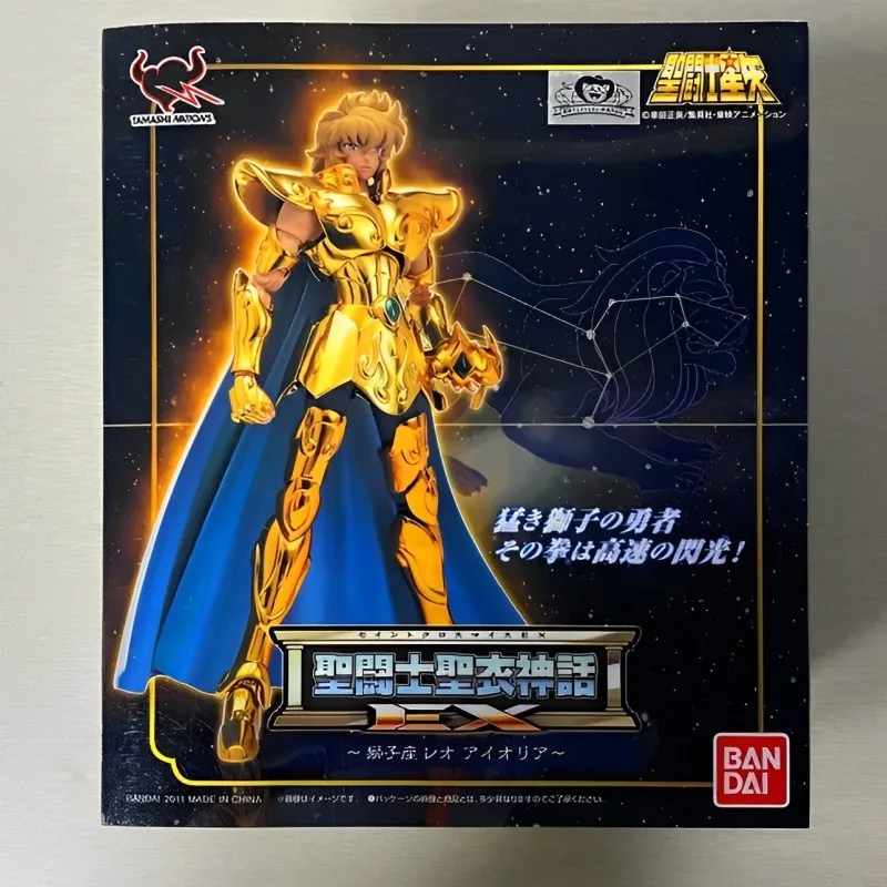 

Оригинальные фигурки Bandai Leo Aioria Saint Cloth Myth Saint Seiyaex 2,0 Aoliya First Edition Rebirth Edition Аниме Коллекция игрушек