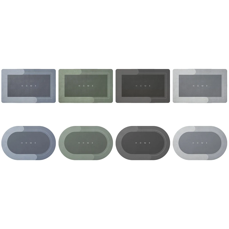 

Супервпитывающий коврик для ванной Napa Skin, Быстросохнущий ковер для ванной комнаты, Современные Простые Нескользящие напольные коврики, дом...