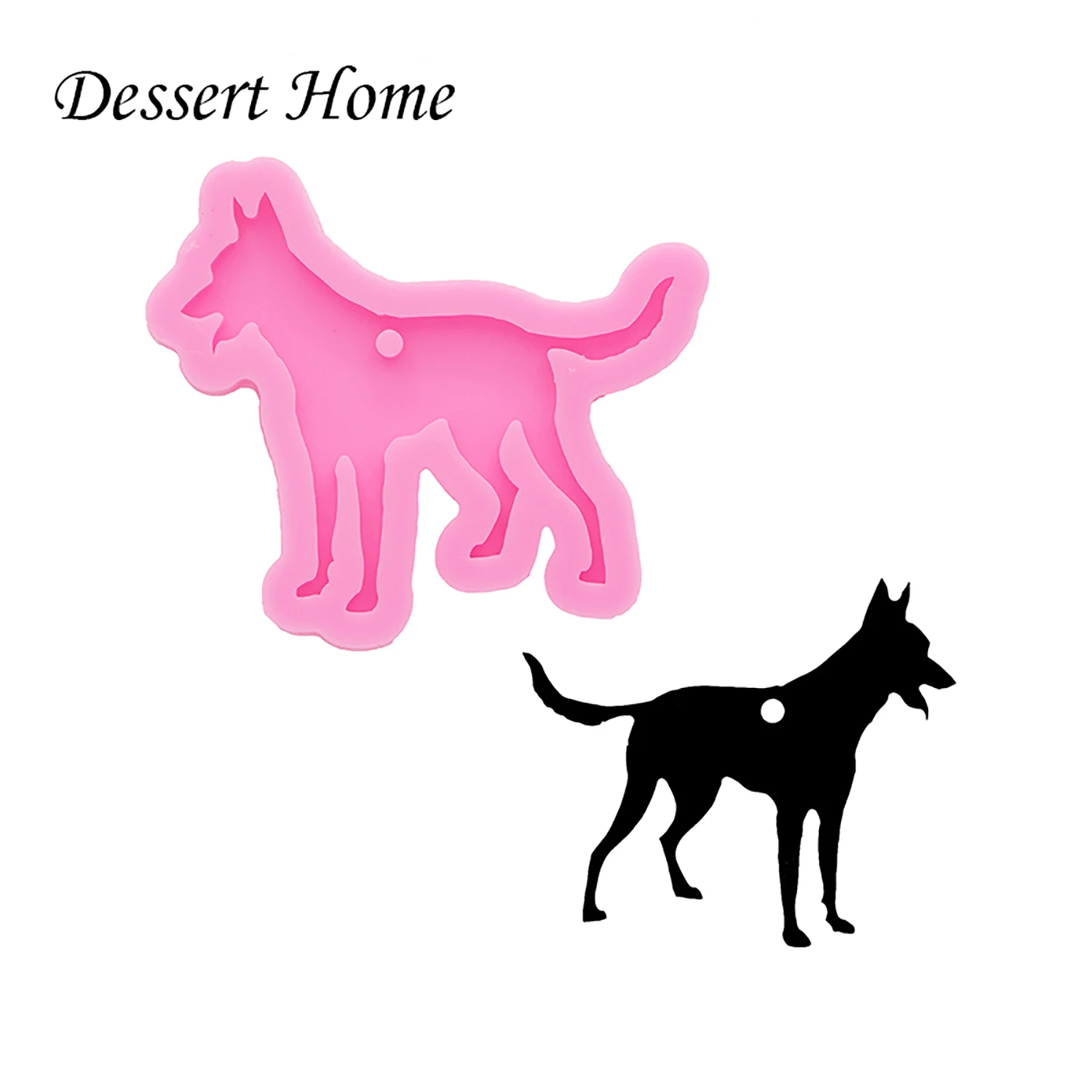 

Силиконовые формы для эпоксидной смолы DY0346 розового цвета