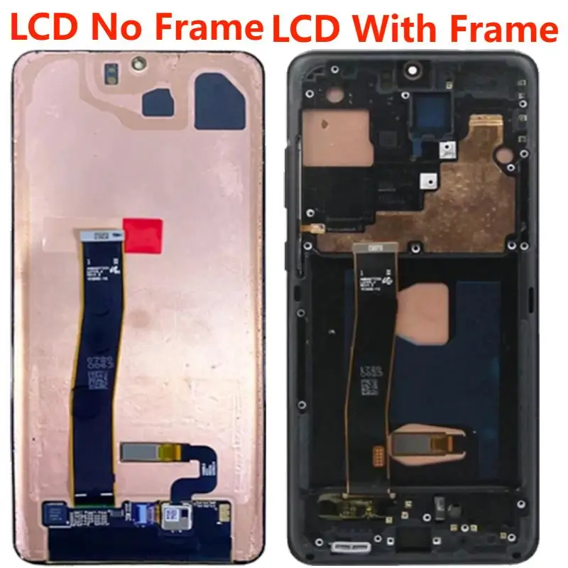 ЖК-дисплей 6 9 дюйма AMOLED с рамкой для Samsung S20 Ultra G988B/DS G988F сенсорный экран