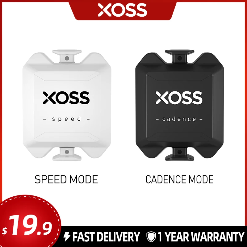 Датчик частоты вращения педалей Xoss ANT + Bluetooth, измеритель скорости, совместимый с Garmin iGPSPORT Bryton