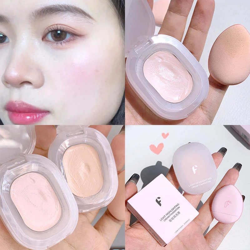 Three Scouts Makeup Highlighter Cream Foundation Moisturizing Face Contour Brighten Up Lacrimal Groove Concealer Paste Highlight