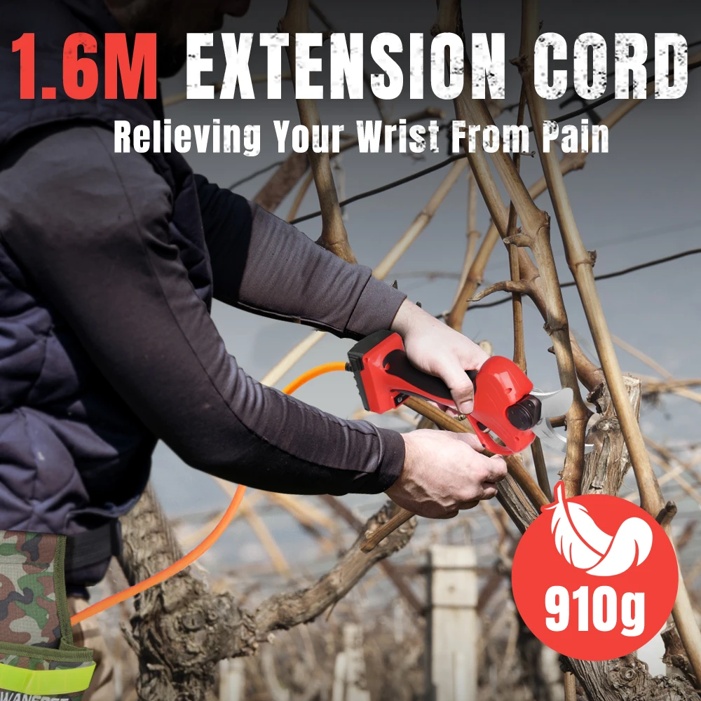 Электрические ножницы для резки swansoft sw 8617 беспроводные 40 мм секаторы с