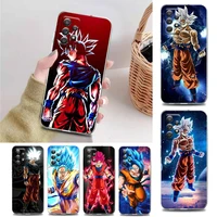anime son goku dragon ball z clear phone case for samsung a01 a02 a02s a11 a12 a21 s a31 a41 a32 a51 a71 a42 a52 a72 tpu case