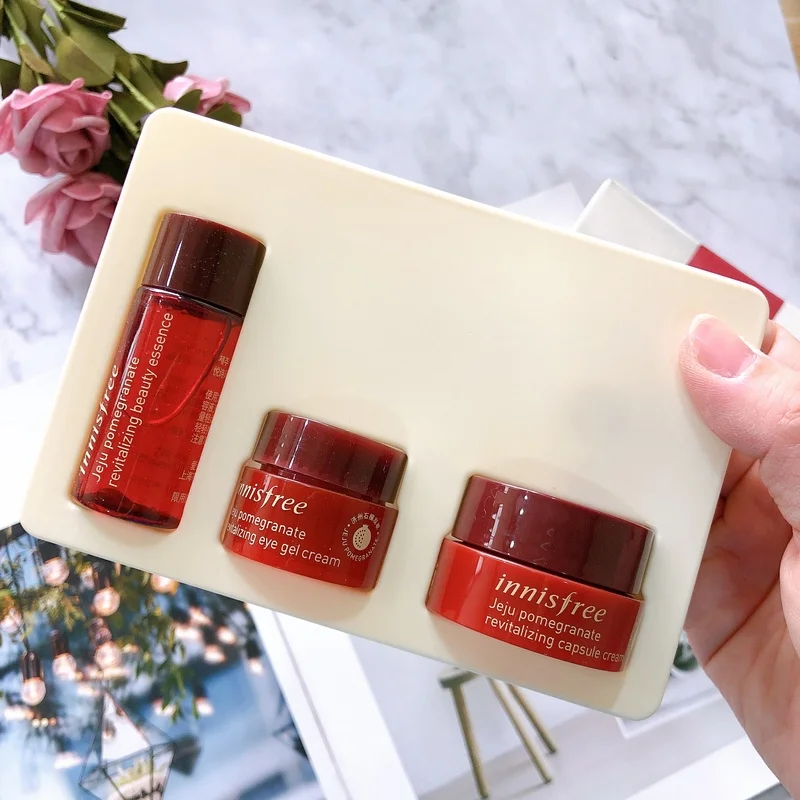 Корейская косметика innisfree гранатовый костюм образец 3 шт. 10 мл + 15 5 Увлажняющий