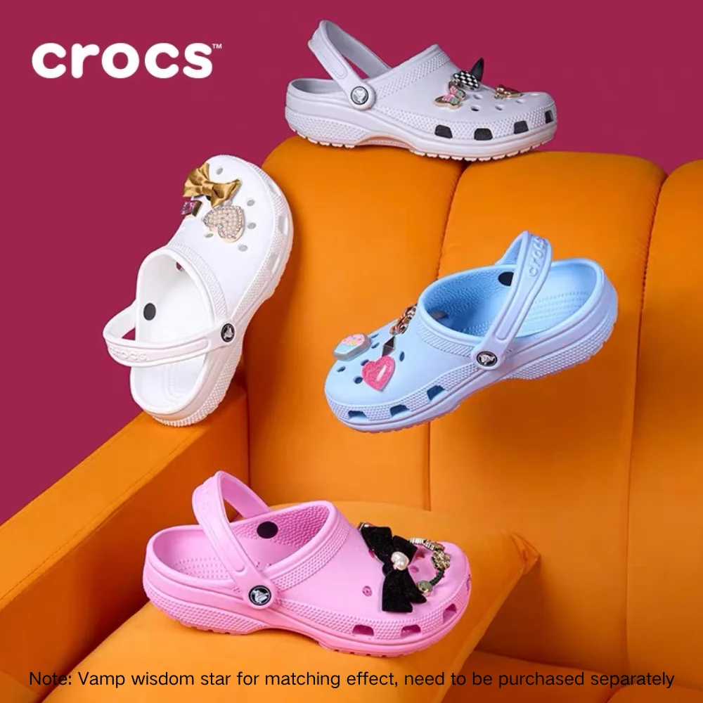 Crocs унисекс-взрослые сабо Baya Star The Same Классические сандалии Пляжная обувь на