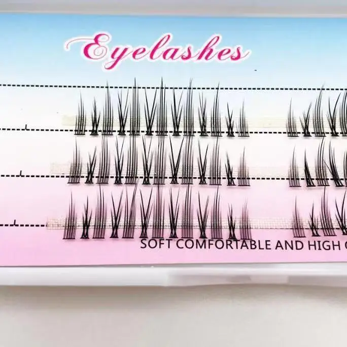 

Net red segmented little devil false eyelashes combination fairy natural simulation grafting cos comic single tufted hair