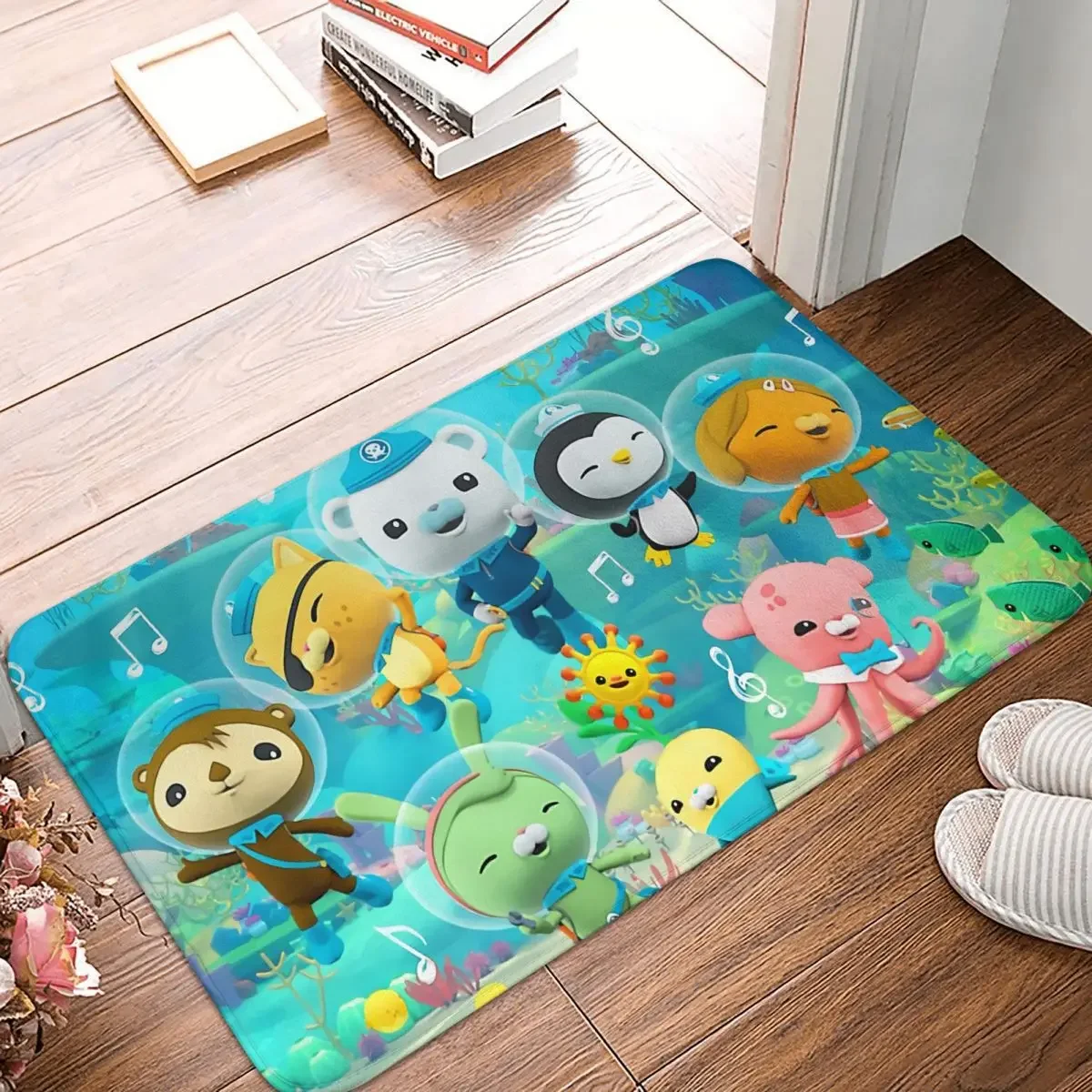 Нескользящий Придверный коврик Octonauts Kids Kwazii приключения к океану капитан