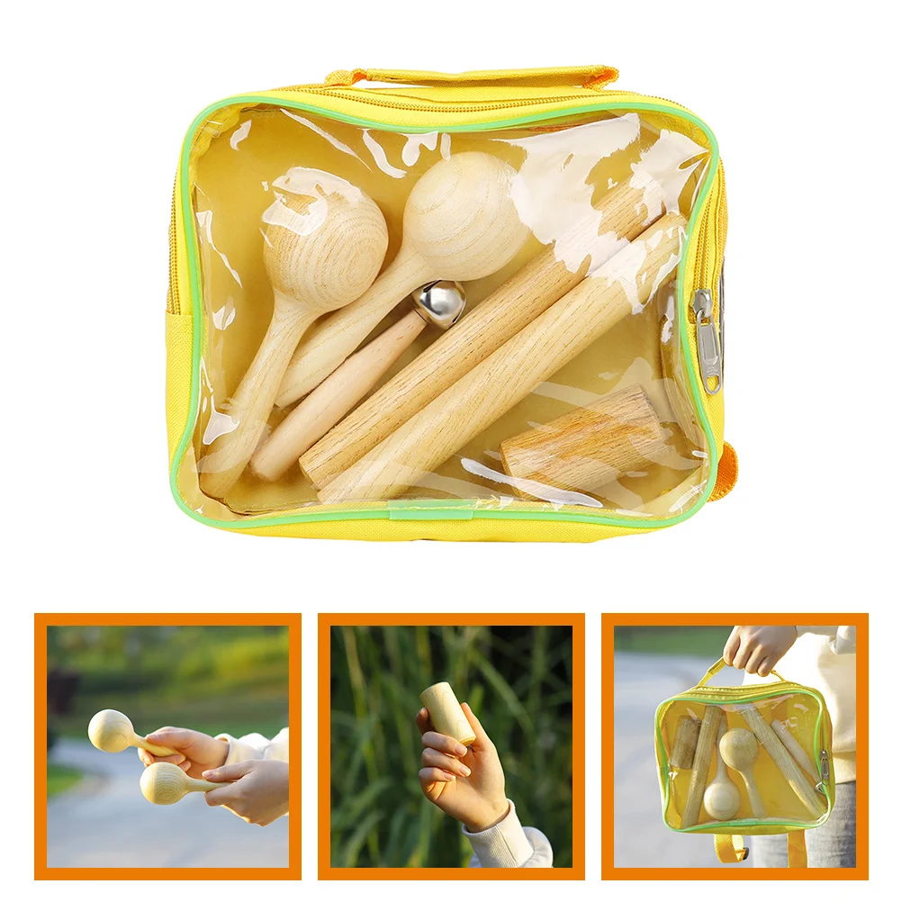 

Percussion Kids Instrumentss Kids Instrument Toys Toddlers Music Set Storage Bag Metal Musical Children Preschool