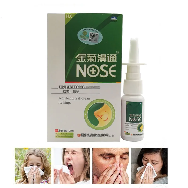 

20Pcs 20ml Traditional Medical Herb Nasal Sprays Chronic Rhinitis Sinusitis Dressing Treat Runny Nose Health Moisturizing Care