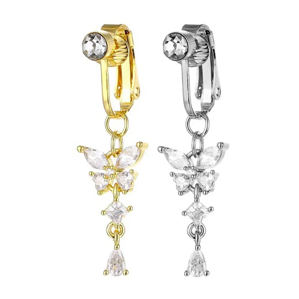 ЦИРКОНИЕВЫЕ кольца для пупка женщин и девушек не пирсинг женские украшения тела