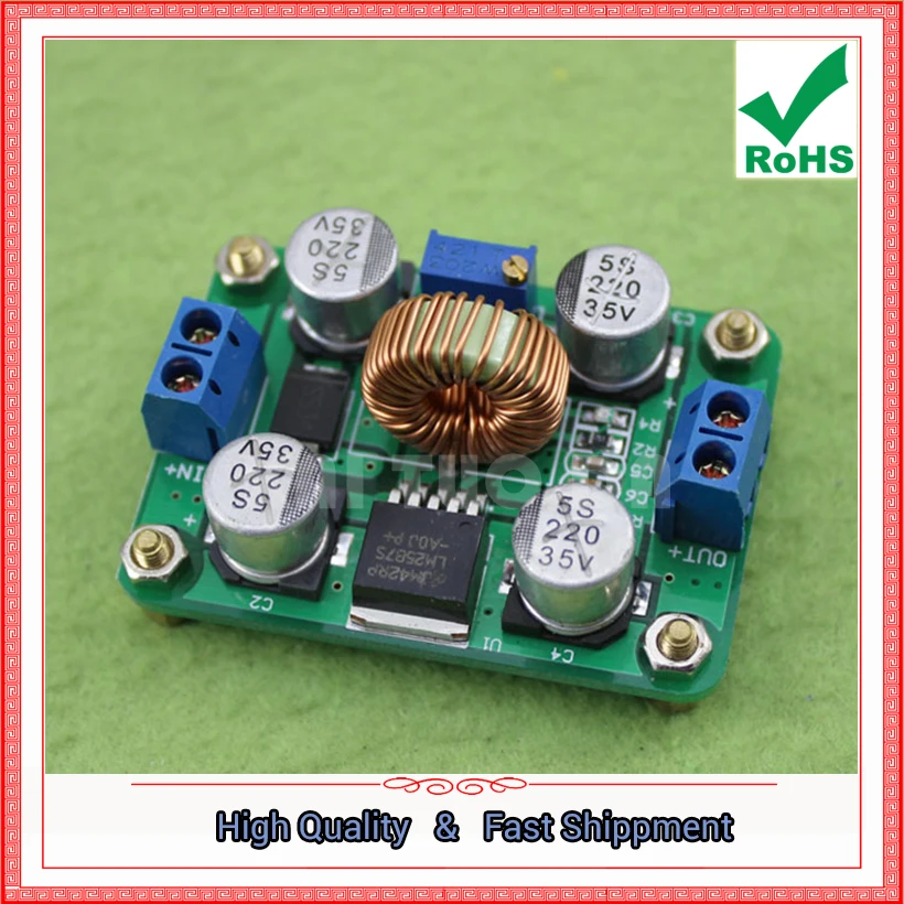 Фото LM2587 Источник высокой мощности DC-DC повышающий модуль Пик 5А Прекрасный Lm2577 Плата преобразователя Усилитель 0,12 кг №1