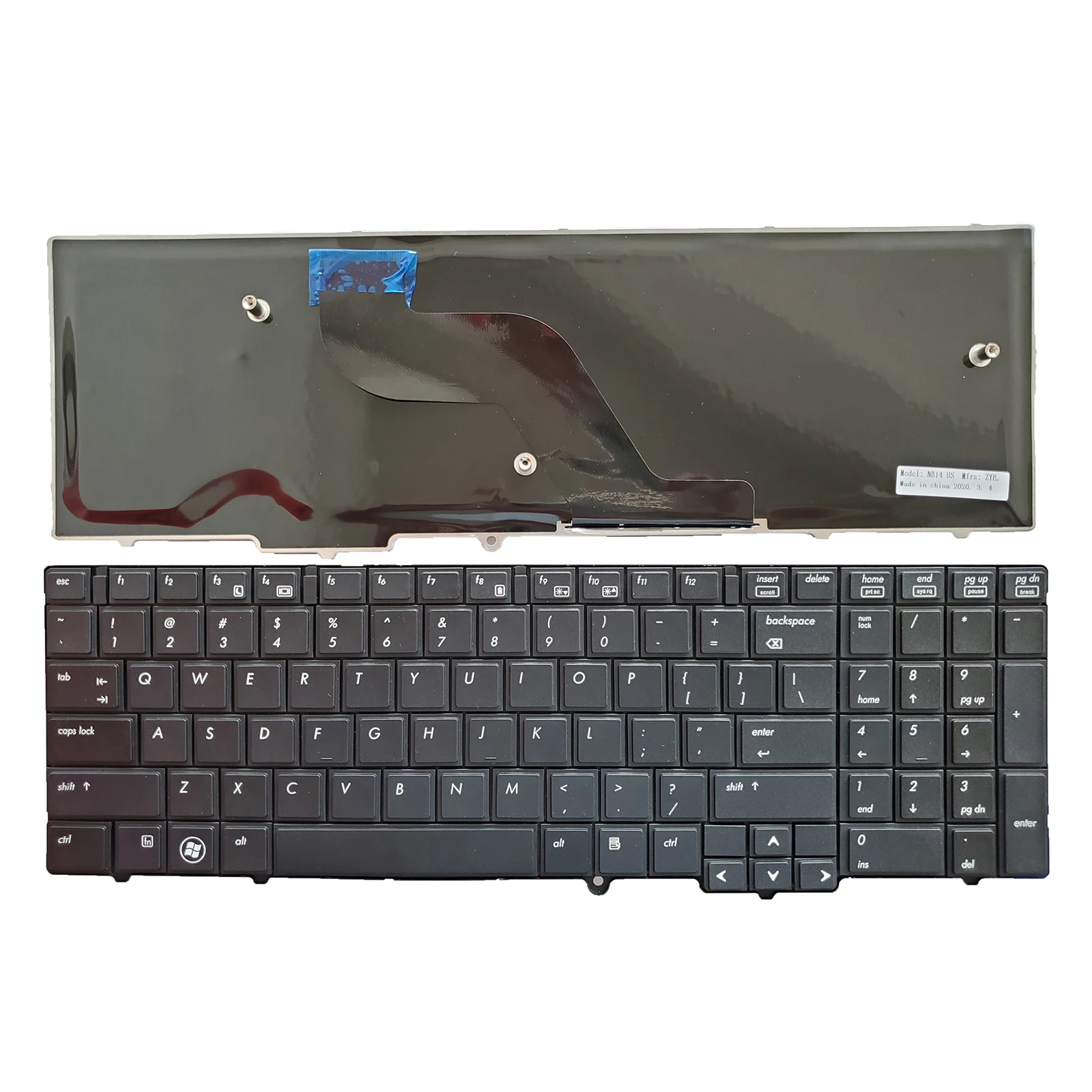 

New Laptop Replacement US Keyboard For HP 6540B 6550B 6555B 609877-001