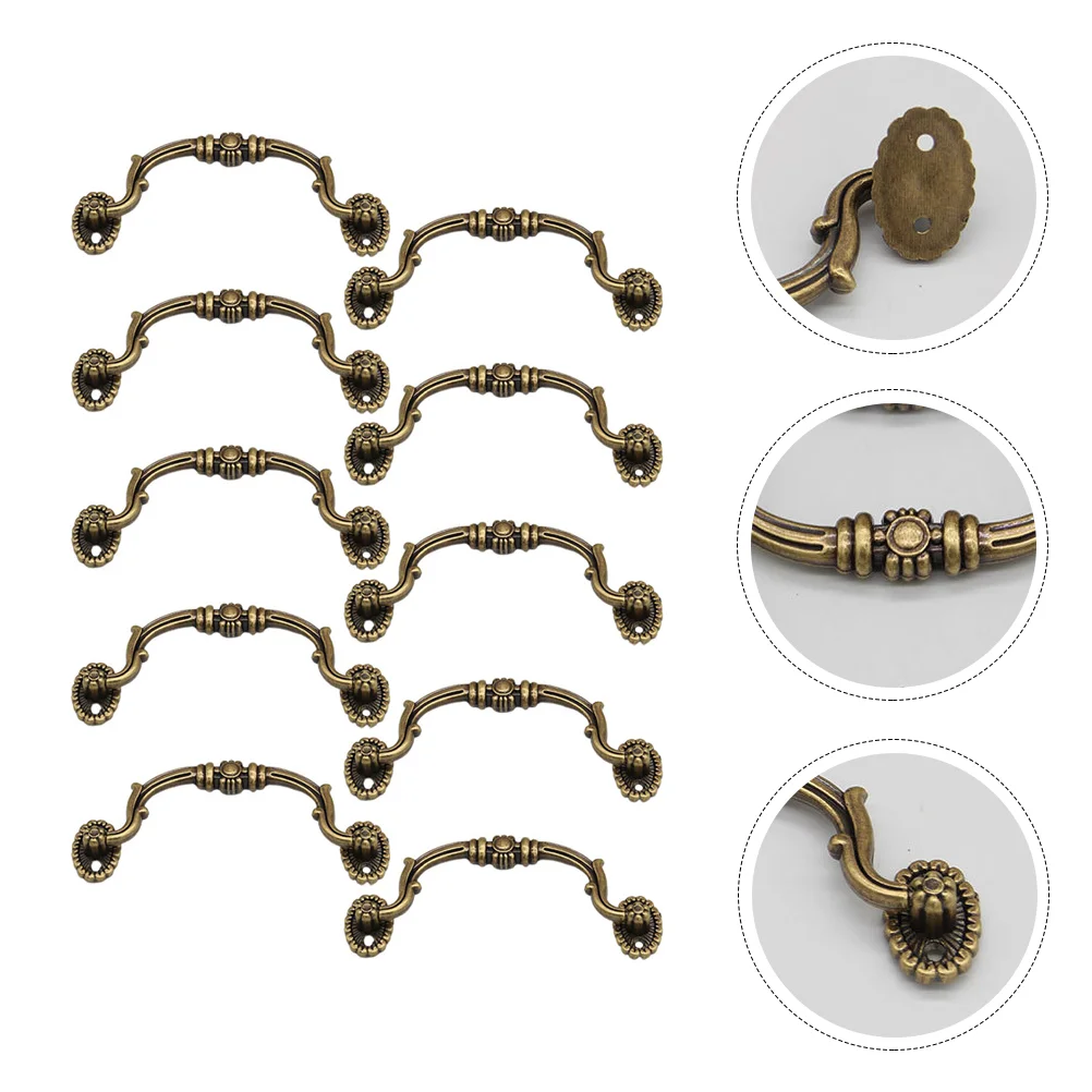 

Door Knobdecorative Cupboard Dresser Handles Drawer Copper Vintage Wardrobe Cabinetalloy Knobs Kitchen Handle