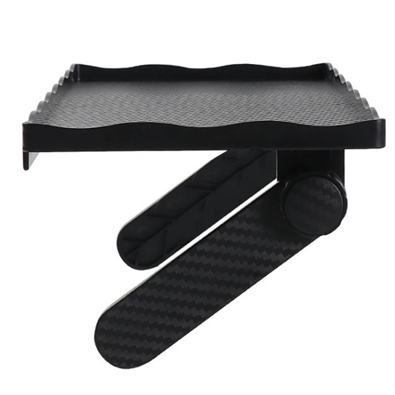 

Black TV Top Rack Mounting Bracket Adjustable And Threadable Fixed Cable Box, For Apple TV, Media Equipment