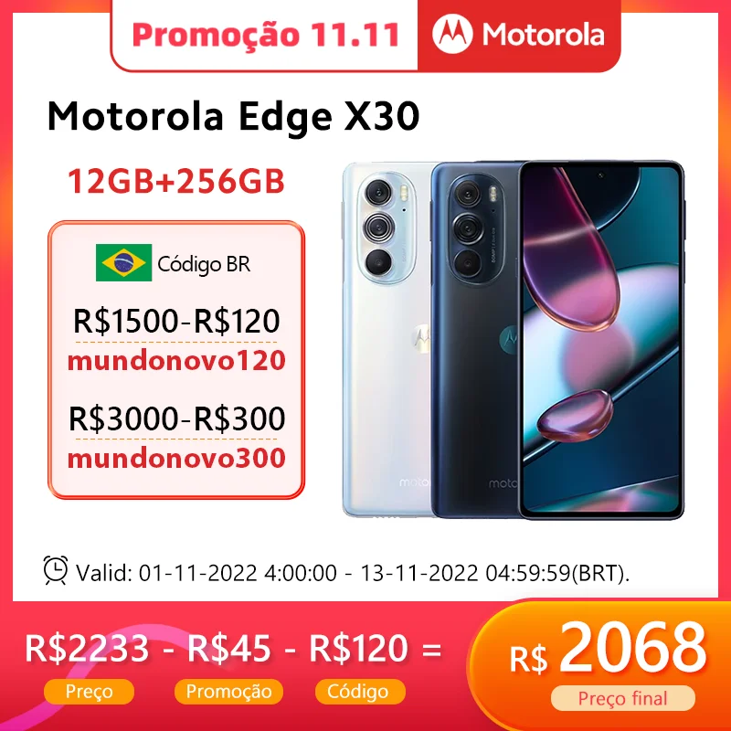 Cena Globalny ROM Motorola MOTO Edge X30 5G Smartphone Snapdragon 8 Gen 1 6.7 ''144Hz Ekran Telefon Komórkowy 50MP Potrójny Aparat 5000mAh Tanie Globalny ROM Motorola MOTO Edge X30 5G Smartphone Snapdragon 8 Gen 1 6.7 ''144Hz Ekran Telefon Komórkowy 50MP Potrójny Aparat 5000mAh