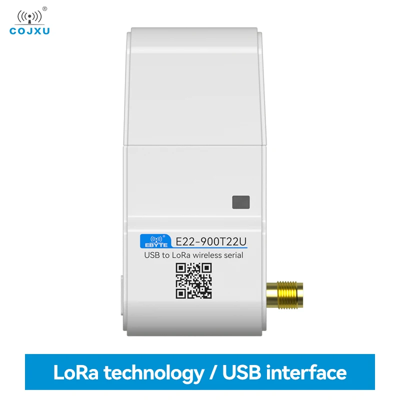 

SX1262 LoRa Module 900MHz USB Interface COJXU E22-900T22U 22dBm DIP Wireless Module With Antenna Long distance 5KM RSSI LBT