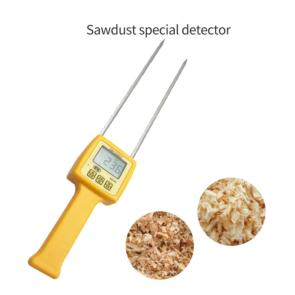 

Portable Sawdust Moisture Meter HS125 Wood Chip Moisture Analyzer Tester