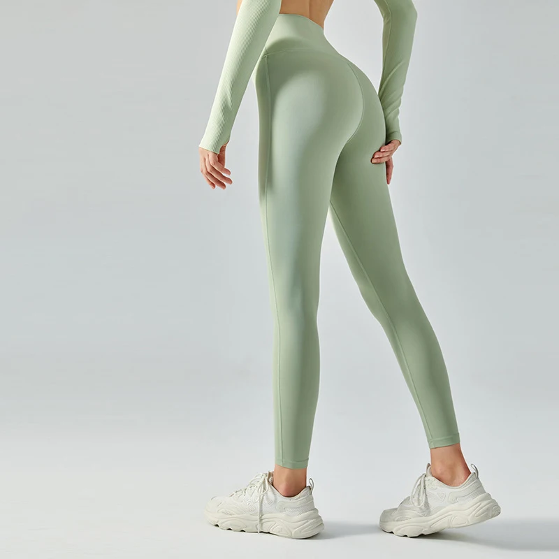 AL0LULU Gym Training Leggings Women Seamless With Logo Sports Leggings Lycra No Embarrassment Line Soft Comfortable Yoga Pants