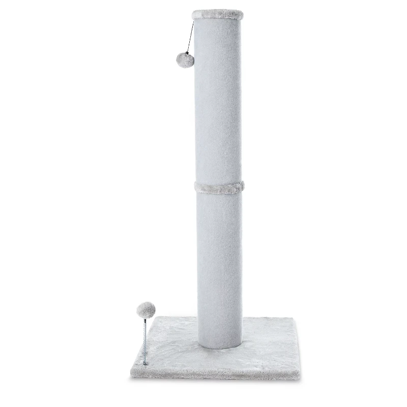 

Carpet Cat Scratching Post, Gray, 42"