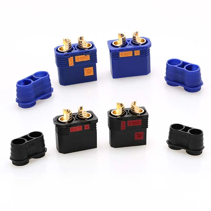 

5Pairs DIY EC8 Anti-Spark Connector QS8-S Male Female Bullet Connector w/ 8mm Gold Plated Plugs for RC Battery ESC Charger Lead