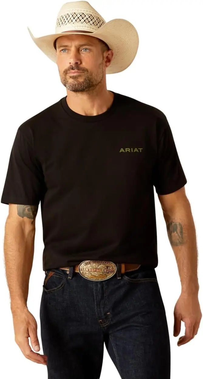 Мужская камуфляжная футболка Ariat Corps, для отдыха и удобства (art.: 3920cb54fbda7) - 3920cb54fbda7