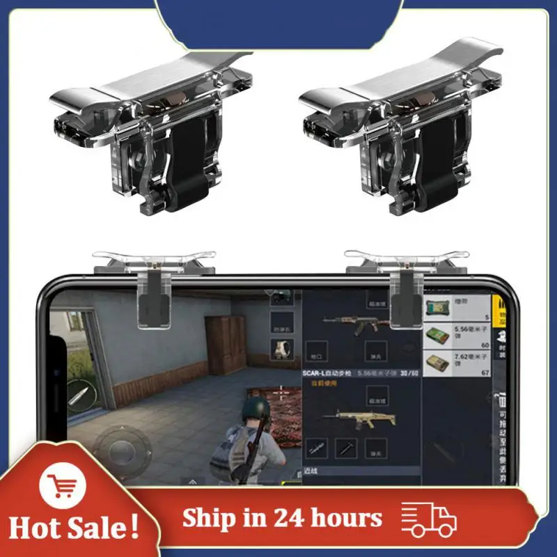 

1~10PCS Game For PUBG Controller Mobile Phone Gamepad Mobile Joystick Trigger Aim Shooting L1 R1 Metal ABS Key Button For IPhone