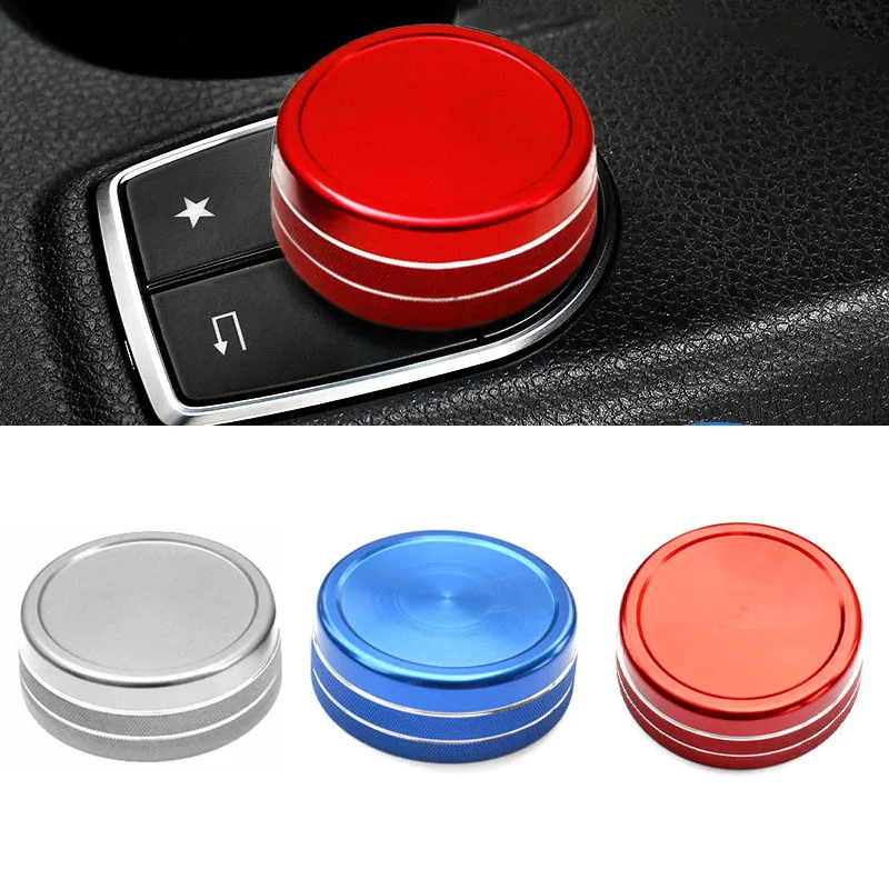 

For Mercedes Benz A B E GLA GLE CLA MB Class W176 W246 X156 Car Center Console Multimedia Navigation Knob Decoration Cover Auto