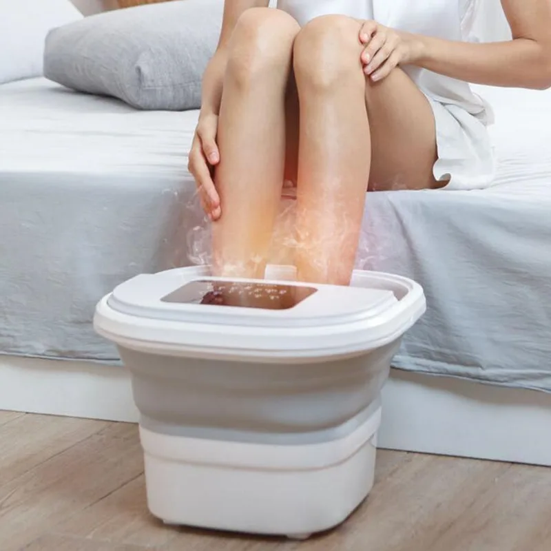 

Automatic Massage Foot Tub Red Light Heating Constant Temperature Electric Massage Device For Feet Folding Foot Bath Tub