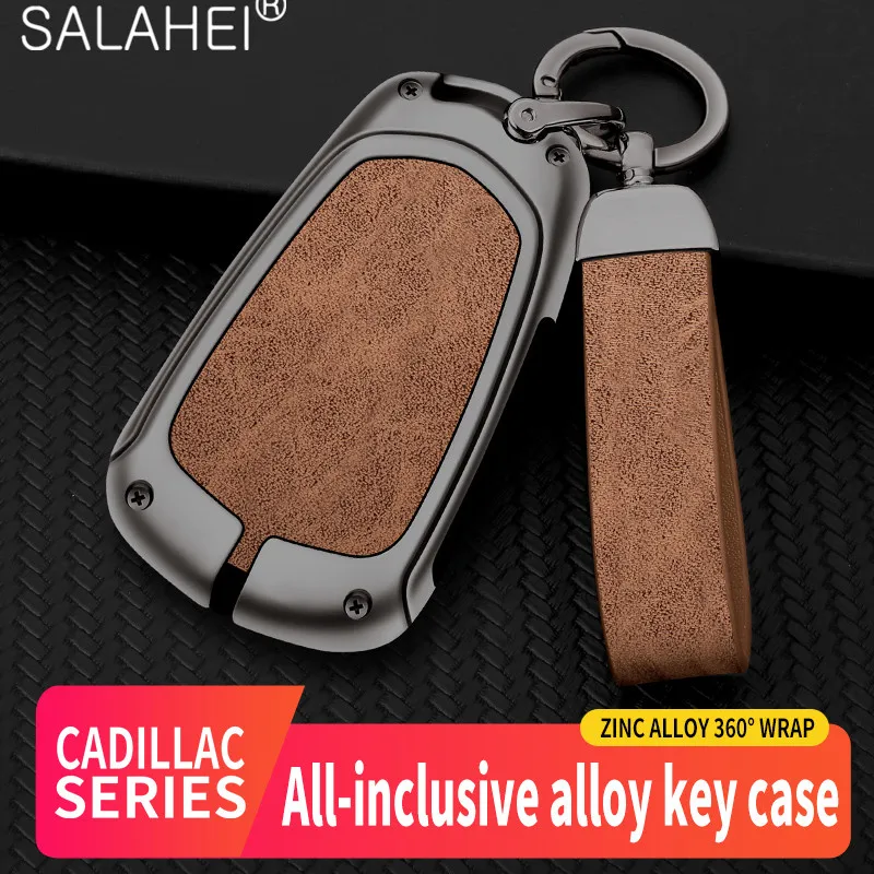 

Zinc Alloy Car Key Cover Case Holder For Cadillac ESV Escalade ATS ATS-L XLS XTS XT4 XT5 XT6 CT6 CT5 CTS CTS-V SRX 28T Accessory