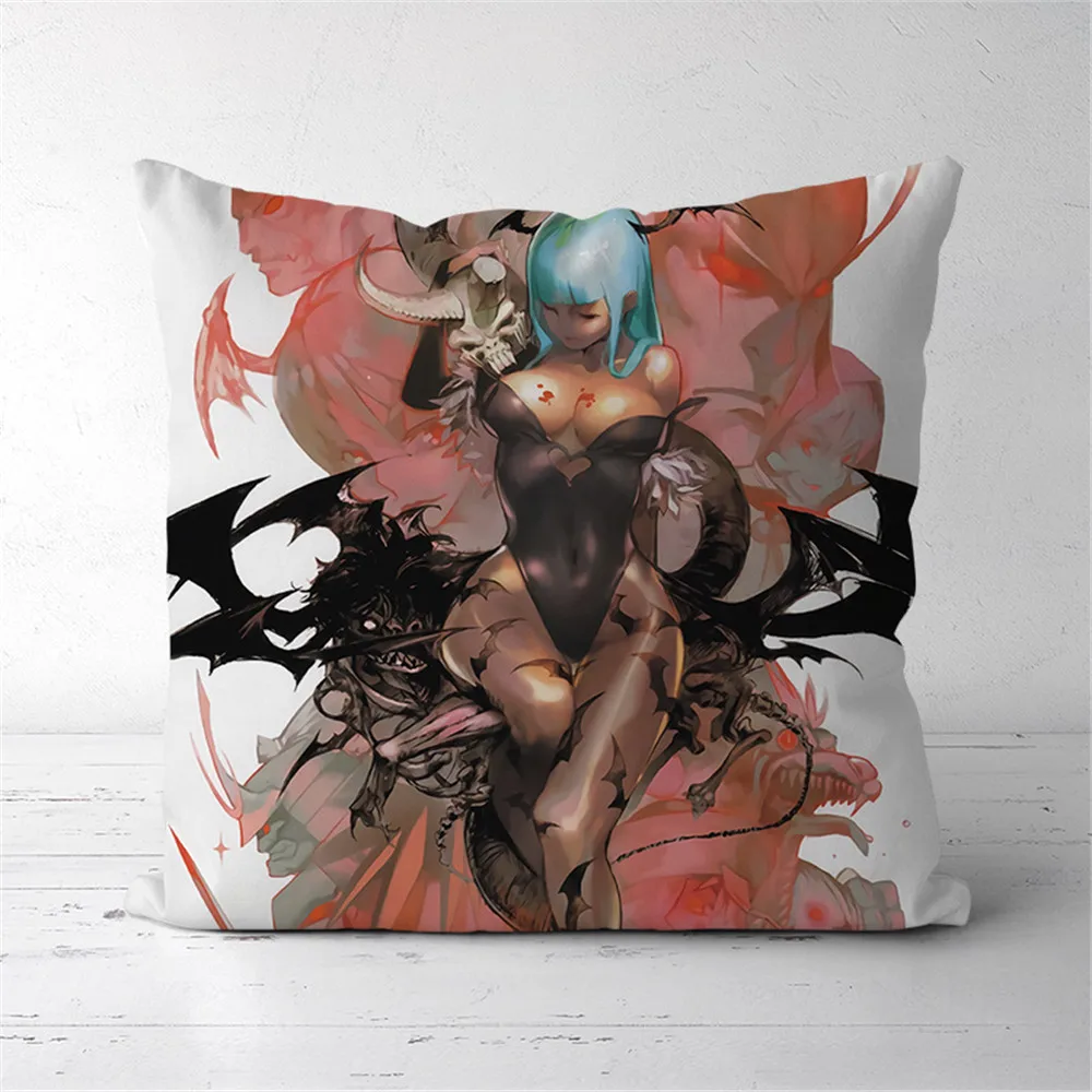 

Darkstalkers Morrigan Aensland Anime two sided Pillow Cushion Case Cover 291