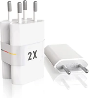 2pcs 5v 1a usb travel wall charger adapter charging for phone xs max xs xr x se 2020 8 7 6 6s 5s 5 se eu phone plug