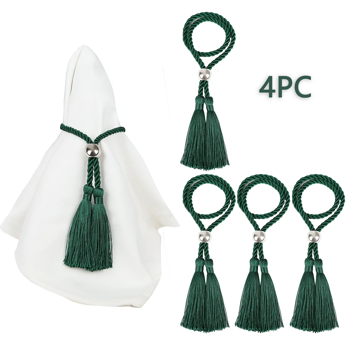 

Кольца для салфеток из лавсана, набор из 4 штук