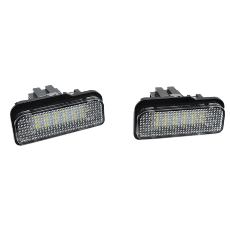 

2X18SMD безошибочные Ксеноновые белые светодиодные лампы для номерного знака Tesla Model S 2012-2016 номерной знак