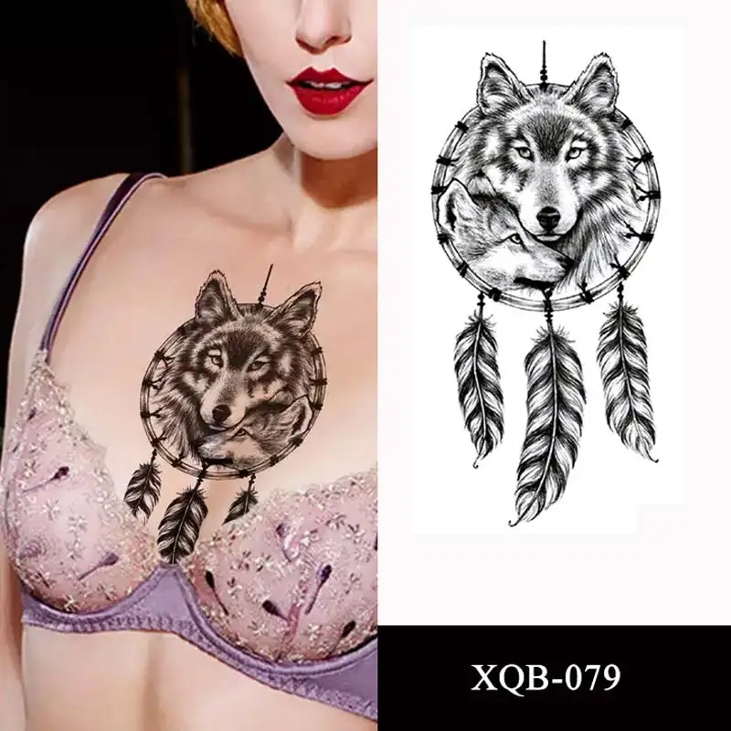 

Водостойкая временная татуировка, цветочные черепа, наклейка для тела, искусственная татуировка на руку