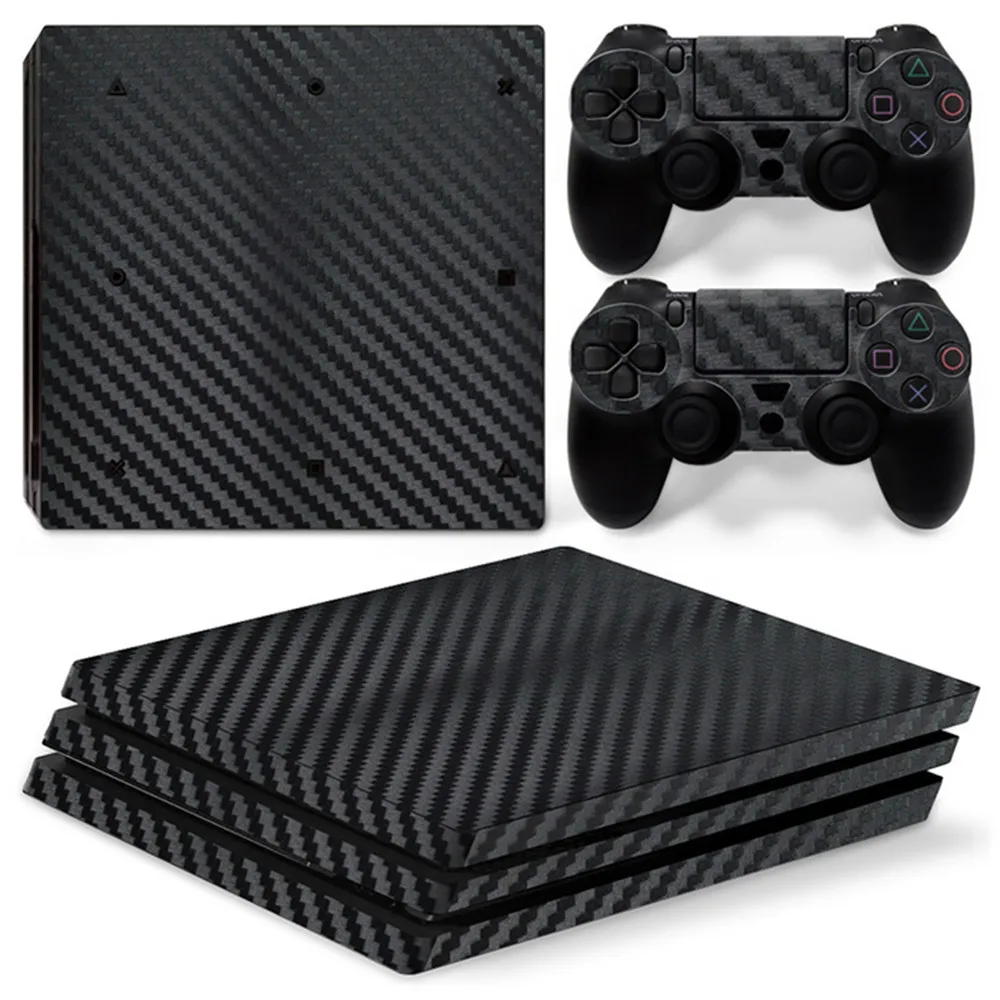 Для PS4 PRO-углеродное волокно черные белые красные золотые-Playstation 4 виниловые