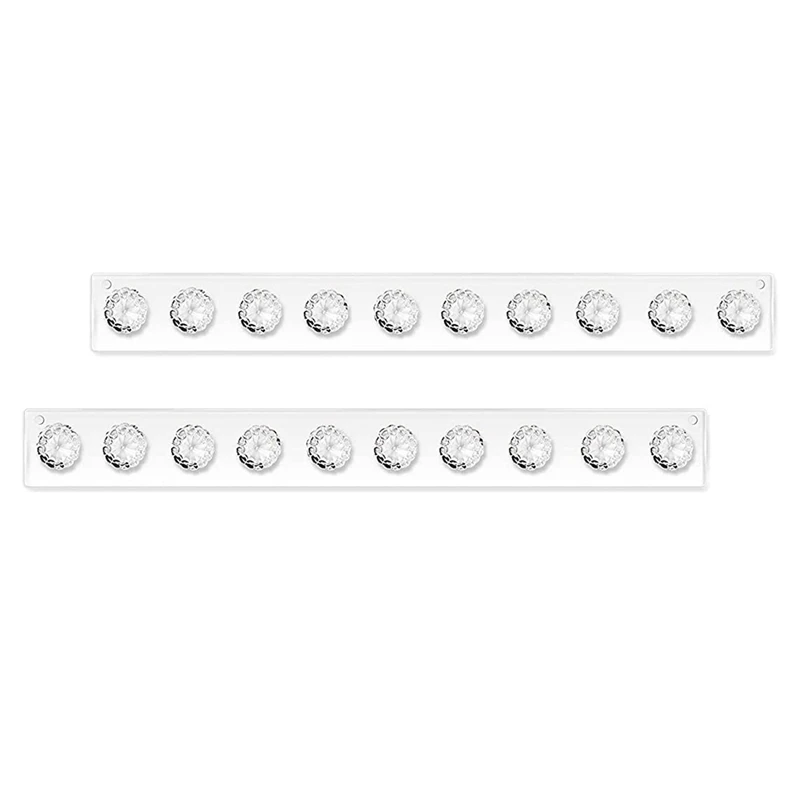 

Jewelry Hanger, Acrylic Necklace Holder, Wall Mount Necklace Hanger Organizer with 10 Jewelry Hooks in Pumpkin Shape