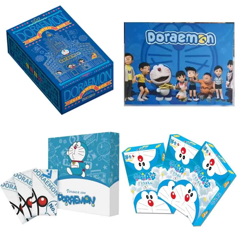 

Anime Doraemon Card Collection Popular Character Shizuka Nobita Parallel Time Cards TCG Board Table Game Toy for Children Gift