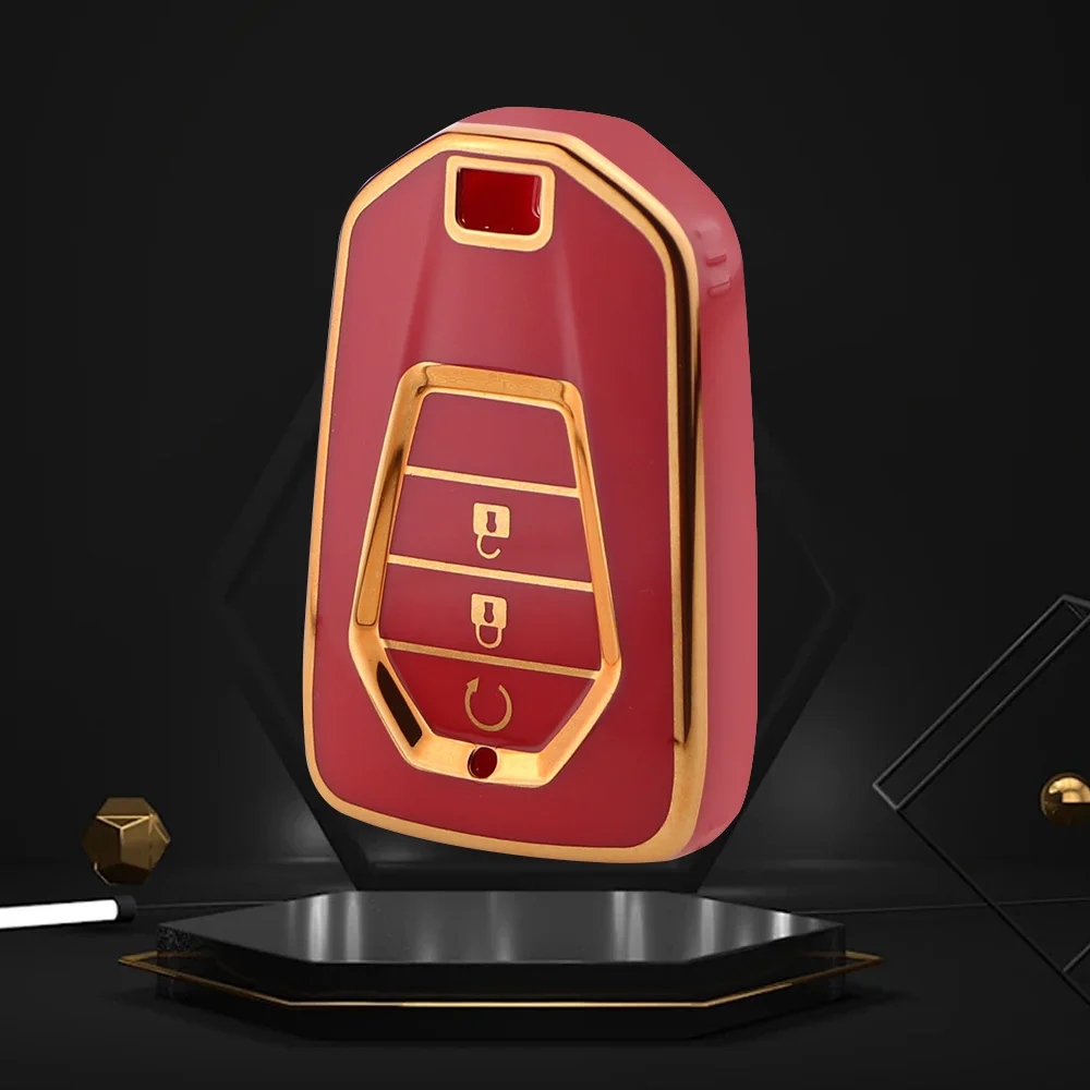 Чехол для ключей с 3 кнопками ISUZU Dmax D-max Mux 2021 2022 + MU-X 0