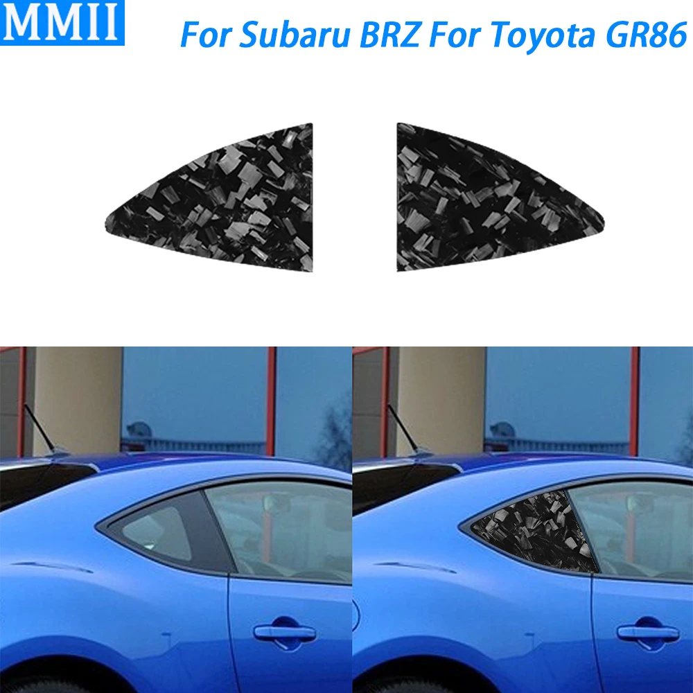 Для Subaru BRZ для Toyota GR86 2016-2020 кованая наружная треугольная оконная панель из