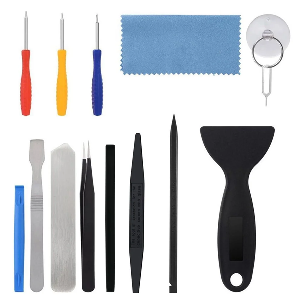 

14 pcs Repair Tools Kit Universal Opening Pry Tools Disassemble Tool Maintenance Tool for Notebook Phone Tablet