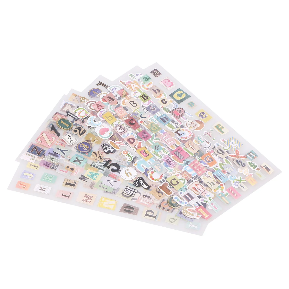 

Stickers Alphabet Scrapbook Decorativenumber Kids Scrapbooking Sticker Craft Colorful Journaling Gemstone Sticky Abc Letter
