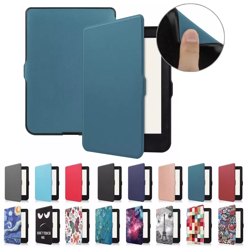 Cover Case For Kobo Nia 2020 PU Leather TPU Back Protective Cover Funda For Kobo Nia Ereader Case Coque Hoesje