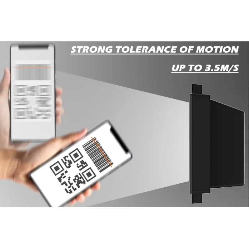 Фиксированный всенаправленный платежный сканер 1d/2d 1USB Интерфейс RS232 для