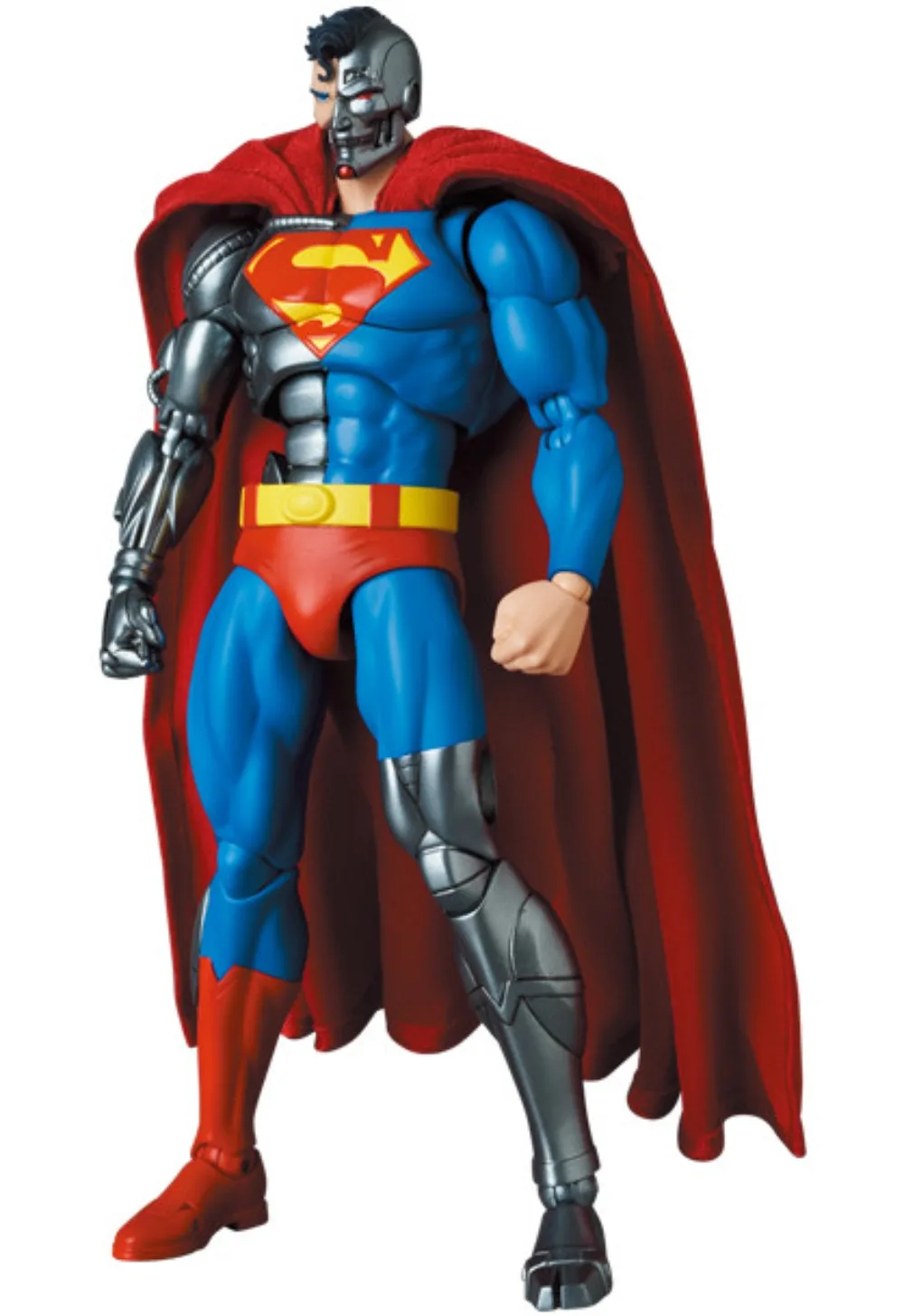 Фото 【JM】100% Оригинальная коллекционная фигурка Medicom Toy Mafex (№164) Супермен-Киборг: Возвращение Супермена, в наличии №3